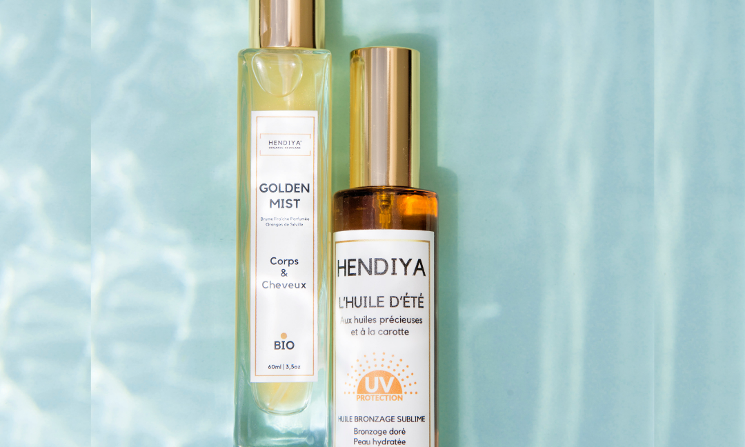 huile bronzante bio hendiya