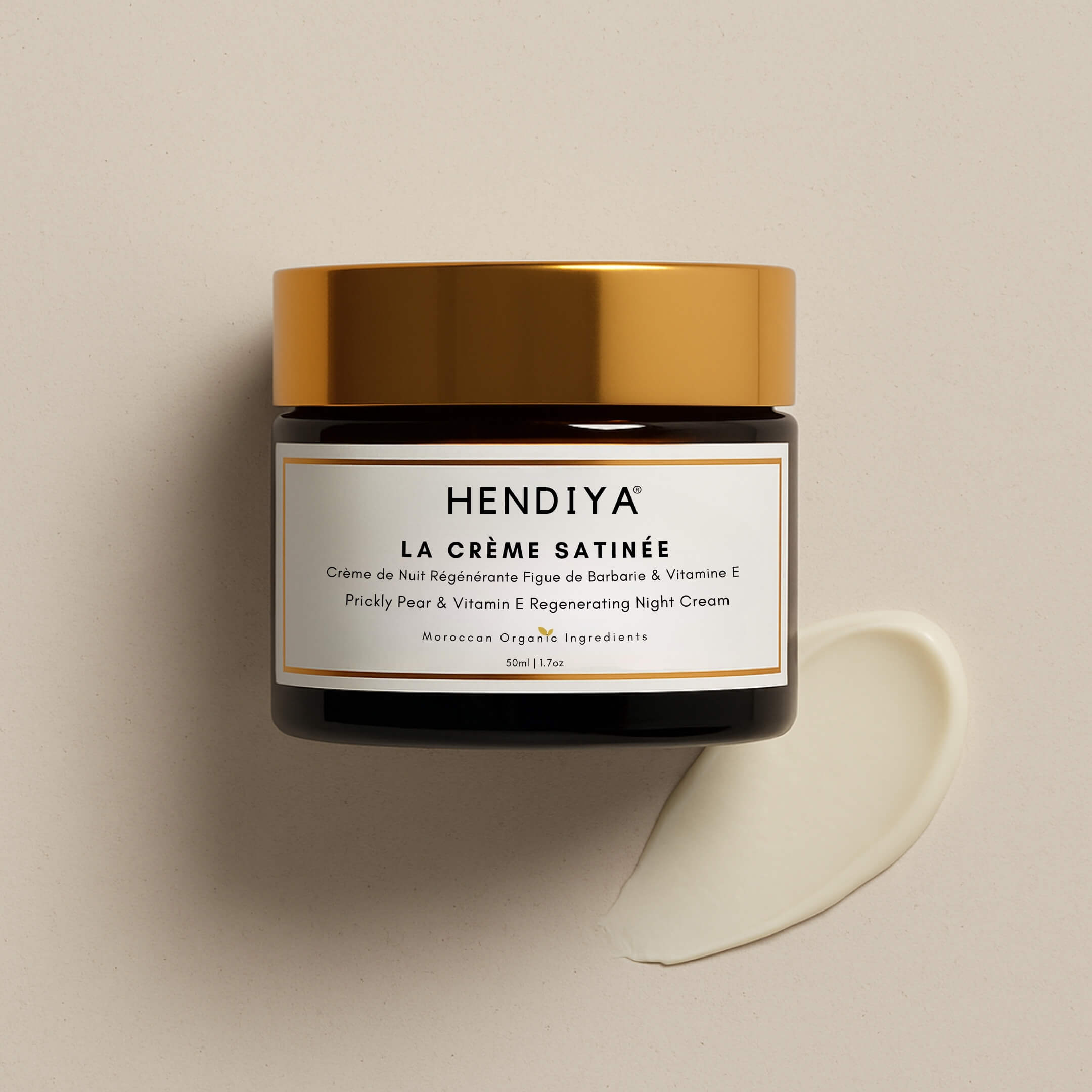 La Crème Satinée - Regenerating Night Cream with Prickly Pear & Vitamin E