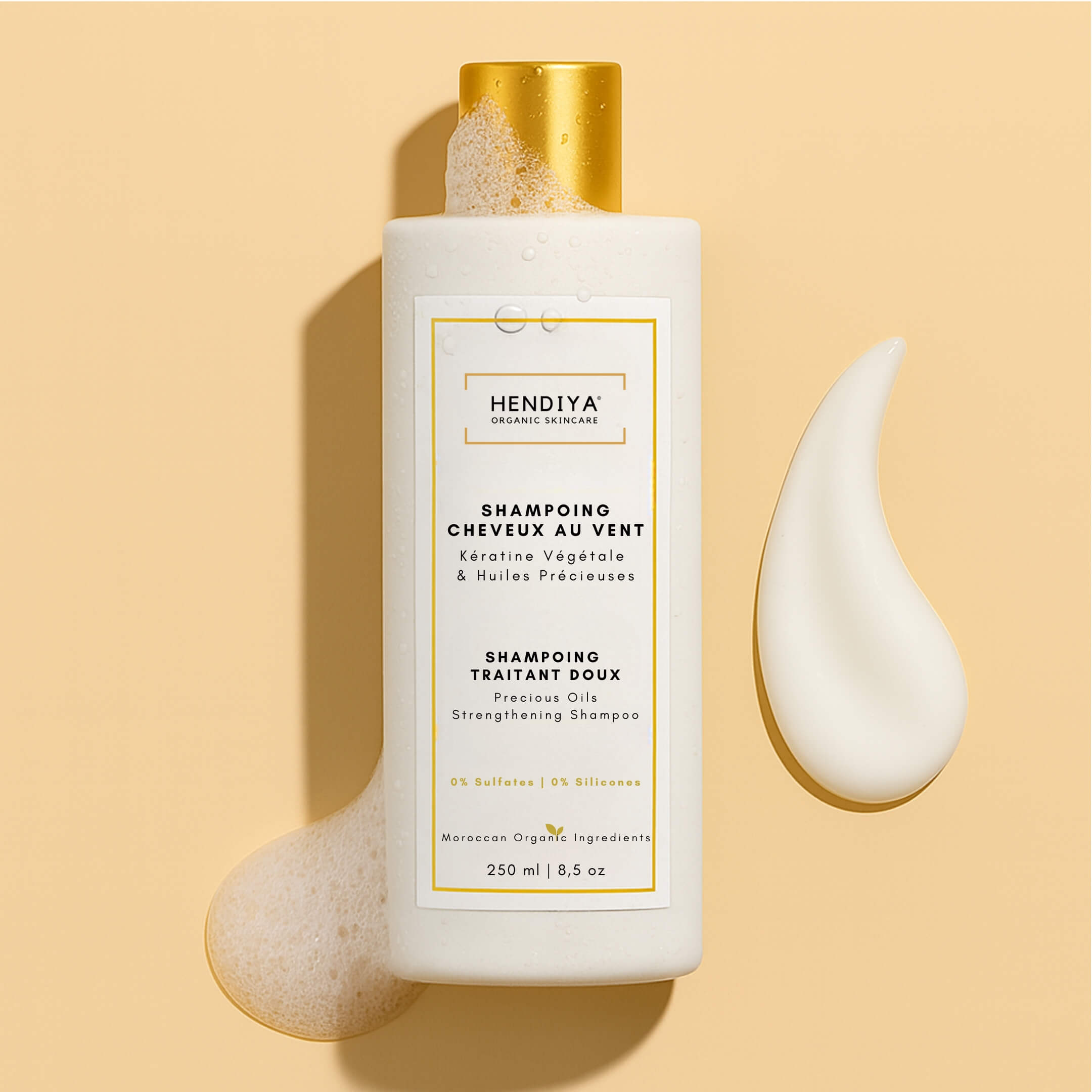 Cheveux Au Vent Shampoo - With Plant-based Keratin & Precious Oils